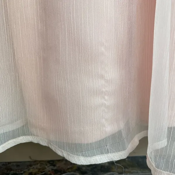 NWT Lulus Make Me Move White Maxi Dress in Blush Size Small‎ - Image 11