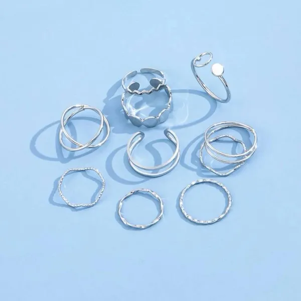 10 piece ring set - Image 2