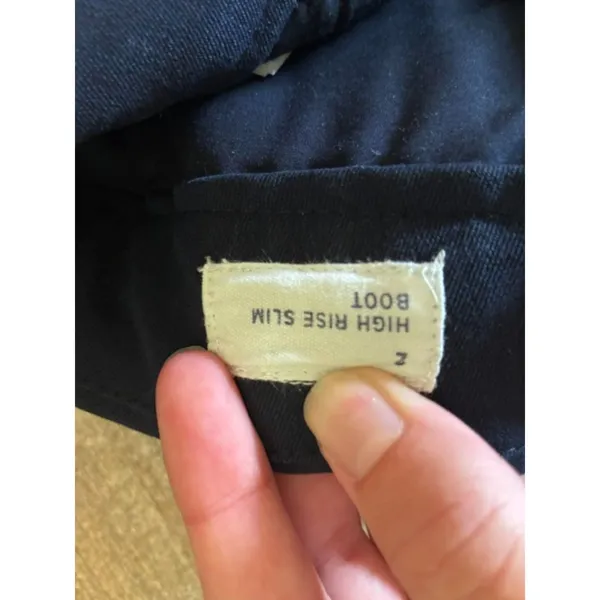 Gap Women's High Rise Slim Boot Slacks Size 2 | Navy Dress Pants Career Office E - Image 4