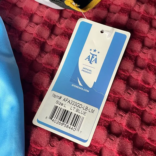Official Argentina Messi #10 Jersey NWT Size L - Image 2