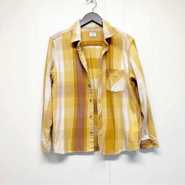 RVCA x Rose Machado Breeze Flannel Shacket Medium - Image 2