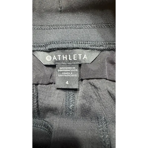 Athleta Trekkie North Jogger Black Ripstop Hiking Pants‎ Womens Size 4 - Image 3