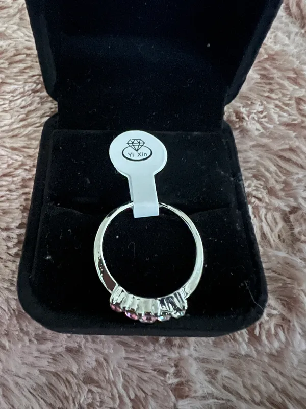 Women’s Gorgeous Sterling Silver Ring Size 19/9 US - Image 3