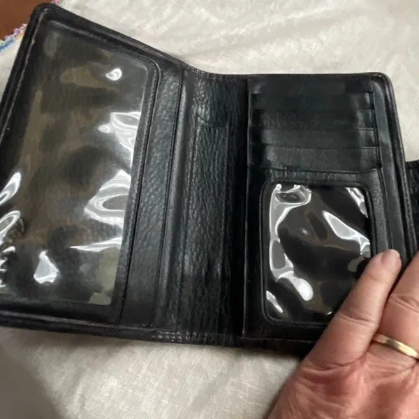 VTG Brighton black leather wallet. - Image 5