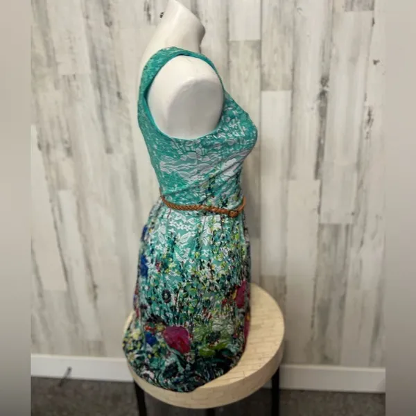 Floral dress Green - Image 2