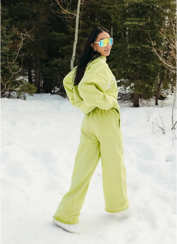 Fancy Boutique fleece wide leg sweatpants - Image 2