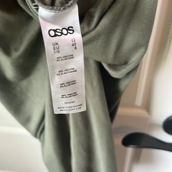 ASOS Halter Green Petite Dress Size 8 - Image 5
