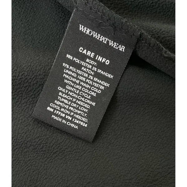 Who What Wear Women Size Medium Black Spaghetti Strap Dress Long Maxi (11-865) - Image 6