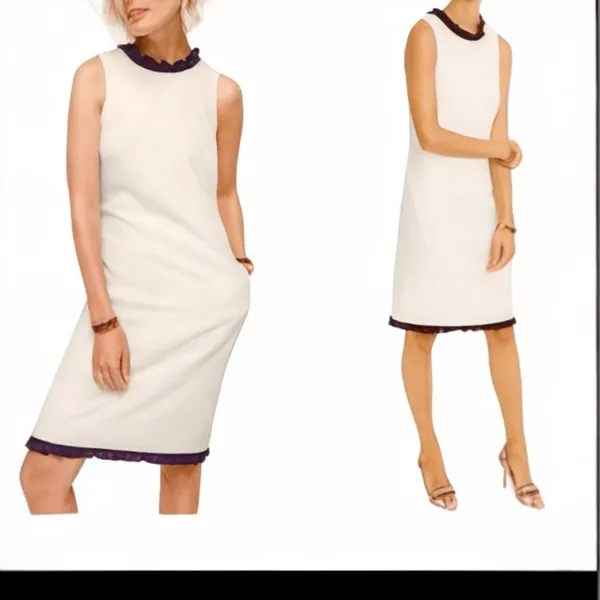 J.Crew Womens Dress Sz 4 Worn On TV 60's Inspired Office Career Wedding Guest - Image 5