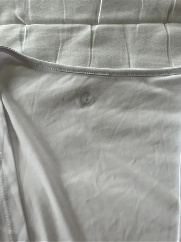 Baleaf White Long Sleeve Front Twist Crop Top - Image 2
