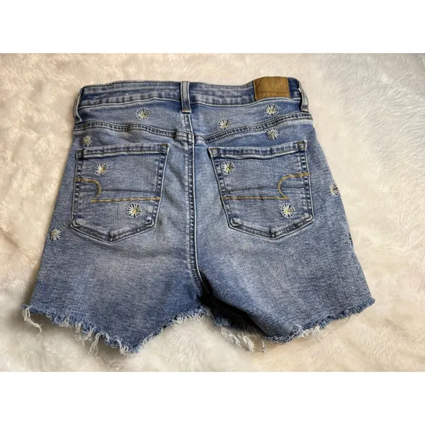 American eagle hi rise daisy shortie shorts 2 - Image 5