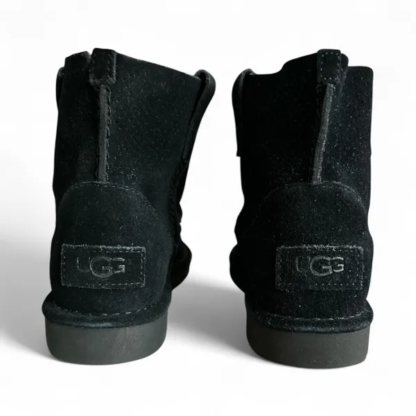 Ugg Ankle Boots Women's Black Classic‎ Unlined Mini Cozy Casual Size 6 - Image 6