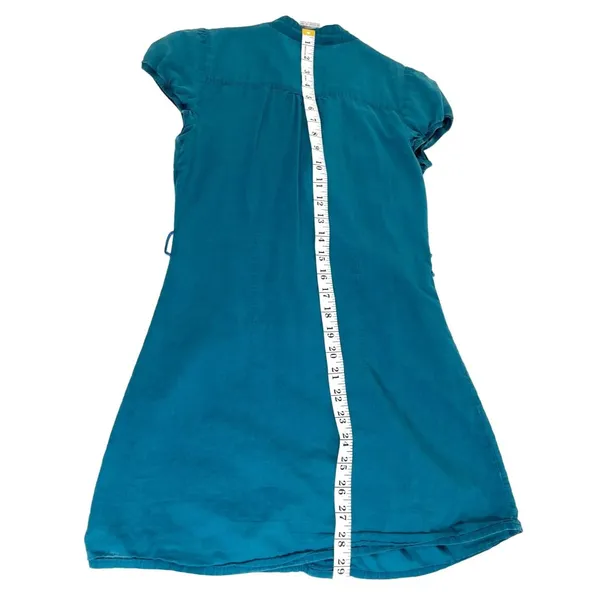 Lots of Love by Speechless Small Blue Cotton Dress/Top Short Sleeve Turquoise - Image 3