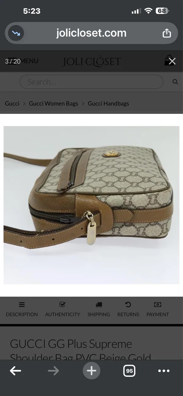 Gucci Vintage handbag/crossbody - Image 11