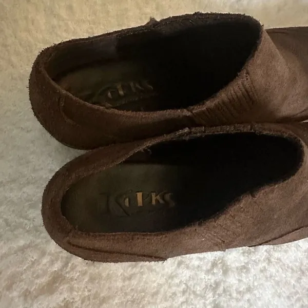 Korks brown booties 7.5 ankle winter women - Image 5