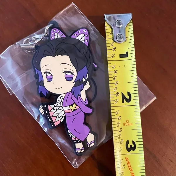 Demon Slayer Anime Shinobu Phone Charm/tech Accessory/keychain - Image 3