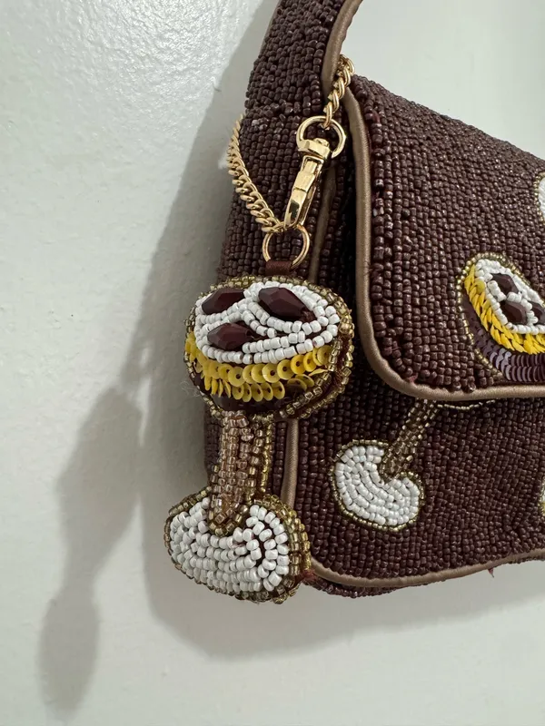 Viral Chocolate Martini Beaded Bag Shoulder Bag - Image 2