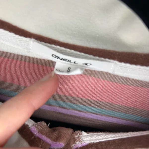 O'Neill Hobbs Velour Henley Top Small - Image 4