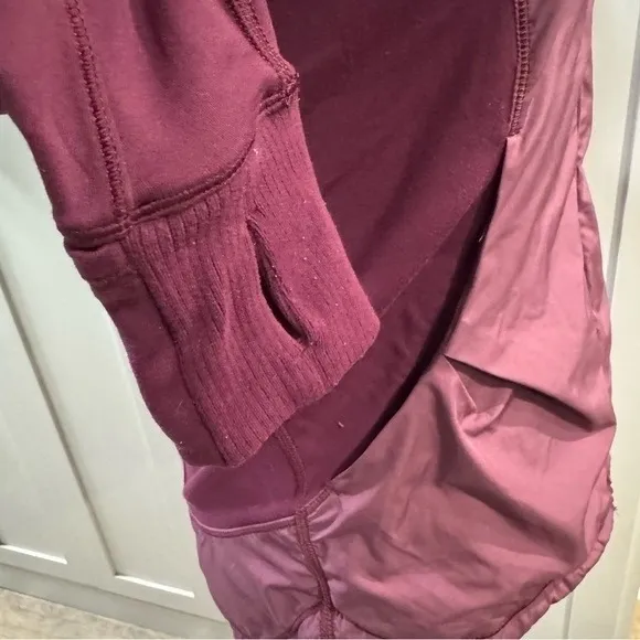 Lululemon Women's Can't Stop Jacket Hyper Stripe‎ Plum size 6 Small athleisure - Image 8