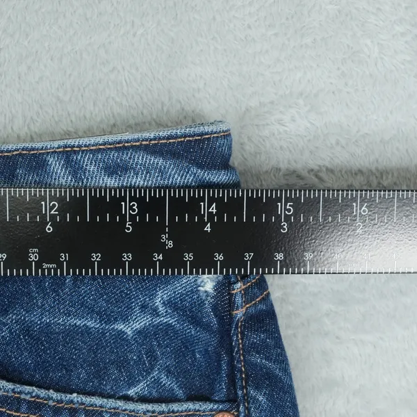 American Eagle Denim Shorts‎ 0 (28x2) High Rise Shortie Stretch Raw Hem Booty - Image 10