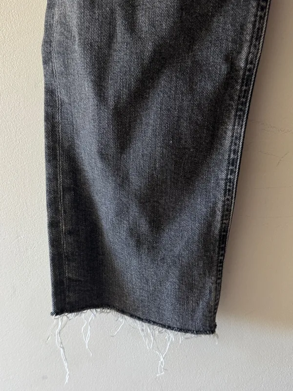 Citizens of Humanity Daphne Crop Jeans Washed Charcoal Gray - Image 8
