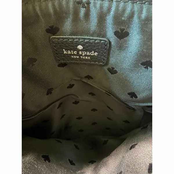 Kate Spade Black Pebbled Leather Crossbody Bag - Image 9
