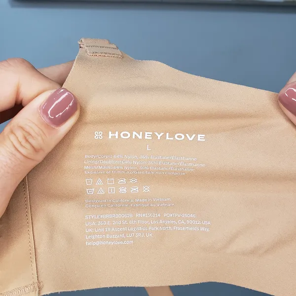 Honeylove Crossover Bra Nude Size L Size L - Image 4