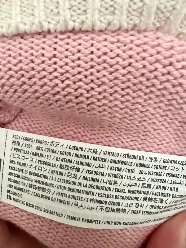 Abercrombie & Fitch Sweater Tee Pink Size M - Image 4