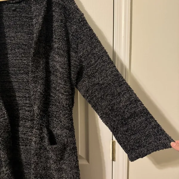 Barefoot Dreams Gray CozyChic Knit Robe #509 - Image 6