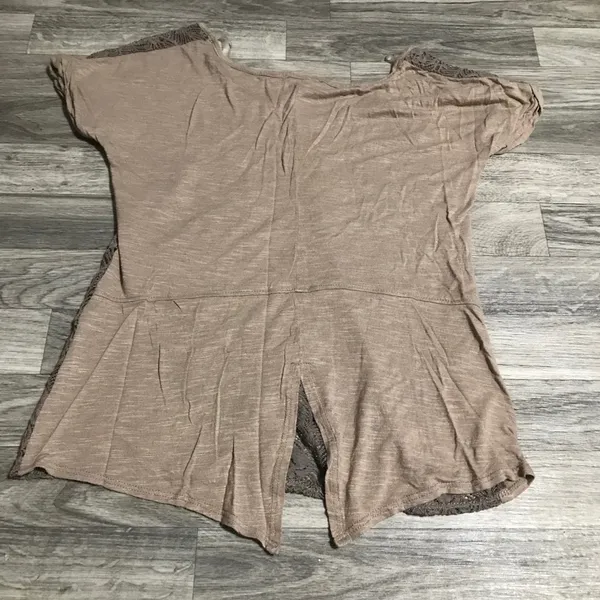 DayTrip Lace Brown Blouse; size X-small - Image 7