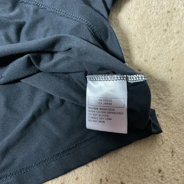 Royal Robbins Mock Neck Long Sleeve Top Womens S Tactel Black Gorpcore - Image 4