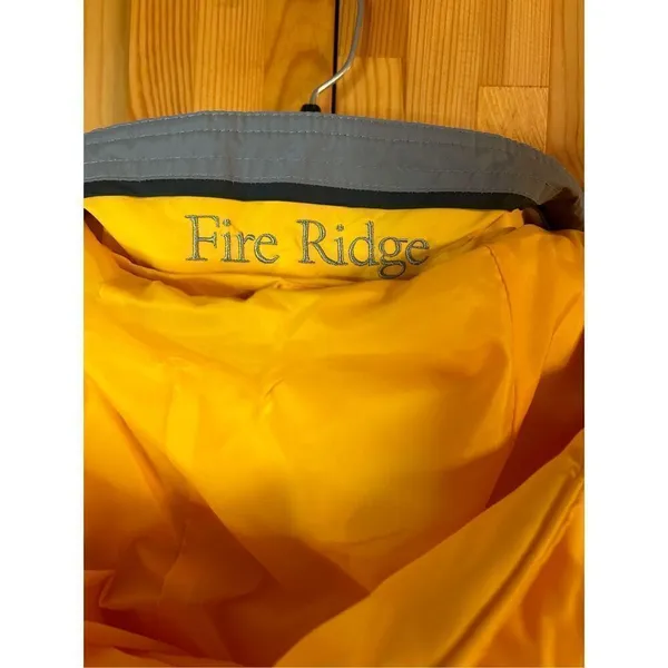 Columbia Fire Ridge Yellow Removable Hood Midweight Vintage Ski Jacket medium (4 - Image 14