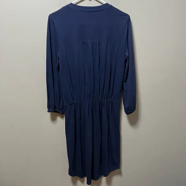 Lilly Pulitzer Beckett Navy‎ Jersey Cotton T-shirt Dress Size Small - Image 5