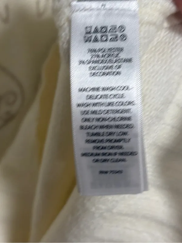 Haute hippie cream swan sweater size XS - Image 6
