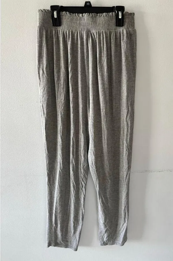 Carly Jean Los Angeles Luke Everyday Pants Size Medium Heather Gray Loungewear - Image 5