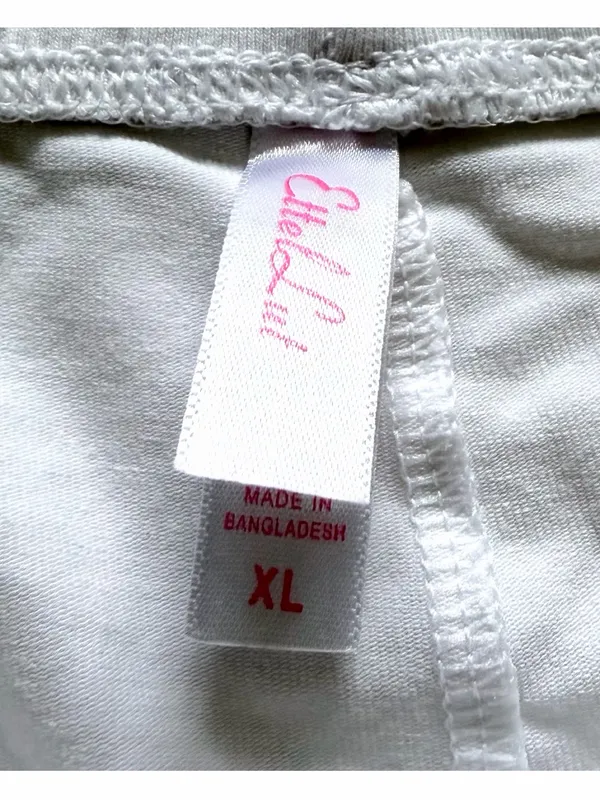 EttelLut 3” Cotton Shorts White - Image 5