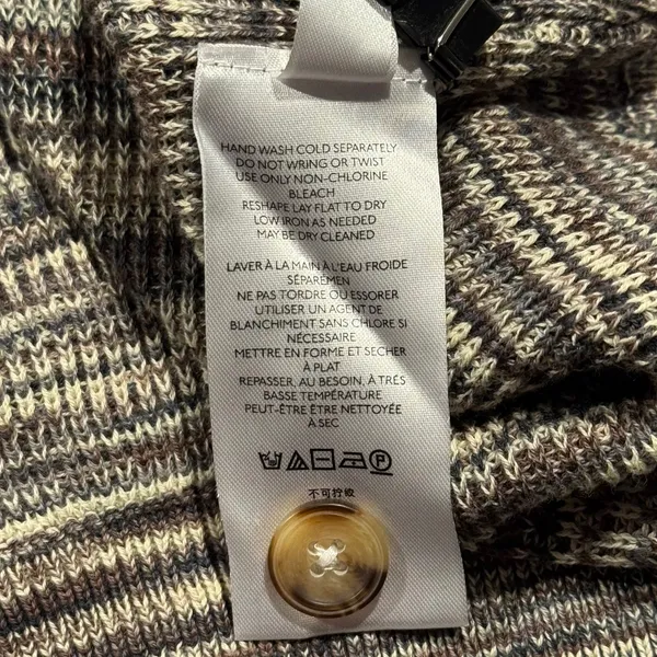 Free People Sweater Mercury Henley Y2K Grunge Cottage Boho Indie Cozy 90s Medium - Image 5