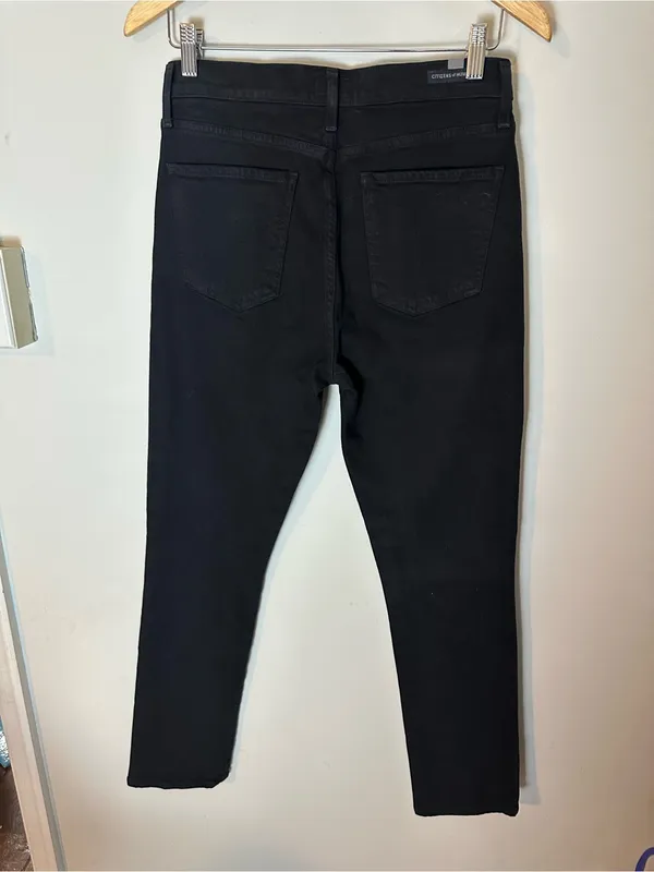 NWOT Citizens of Humanity Olivia slim high waist jeans black 23 - Image 5