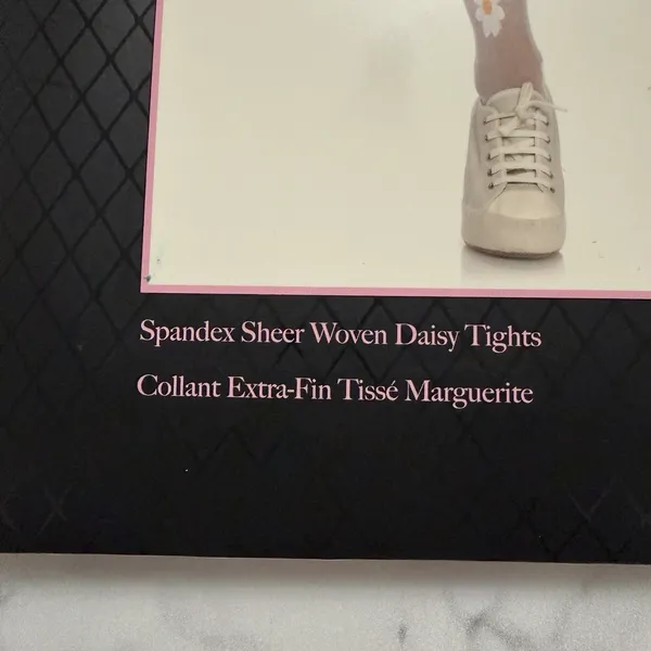 Leg Avenue Spandex‎ Daisy Pantyhose Adult One Size Fits 90-160 Lbs 70 Denier - Image 4