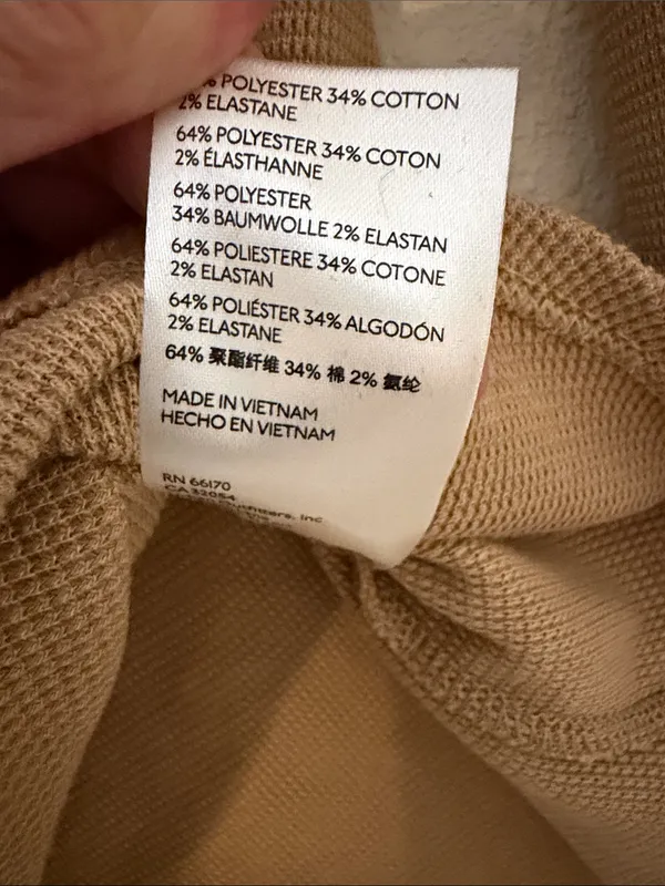 Free People Fuji‎ Thermal top in Pale Camel Size Large NWT - Image 7