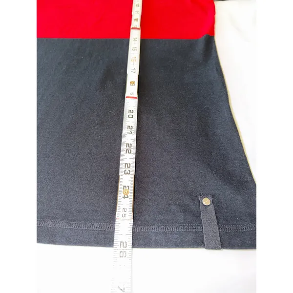 Ralph‎ Lauren Active Color Block Stripe Long Sleeve Cotton Shirt Black Size XL - Image 6