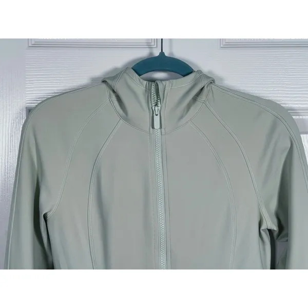 Lululemon Day Maker Full Zip Jacket Hoodie Size 6 Mint Green Yoga Athletic Gym - Image 5