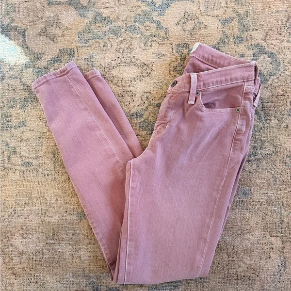 Lucky Brand NWOT Rose Pink Brooke Skinny Jeans - Image 5