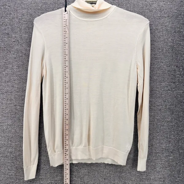 Uniqlo Wool Turtleneck Sweater Yellow‎ Large - Image 6