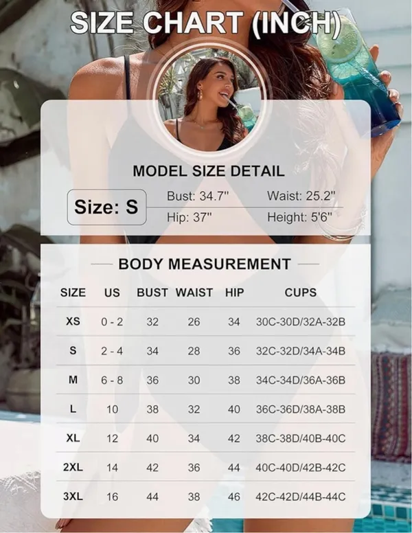Blooming Jelly Womens One Piece Swimsuit Tummy Control Bathing Suit Sexy Flattering Cheeky High Cut - Image 5