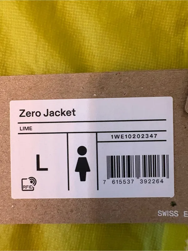 On Running Zero Jacket‎ Womens Large Lime Green NWT Packable Windbreaker - Image 9