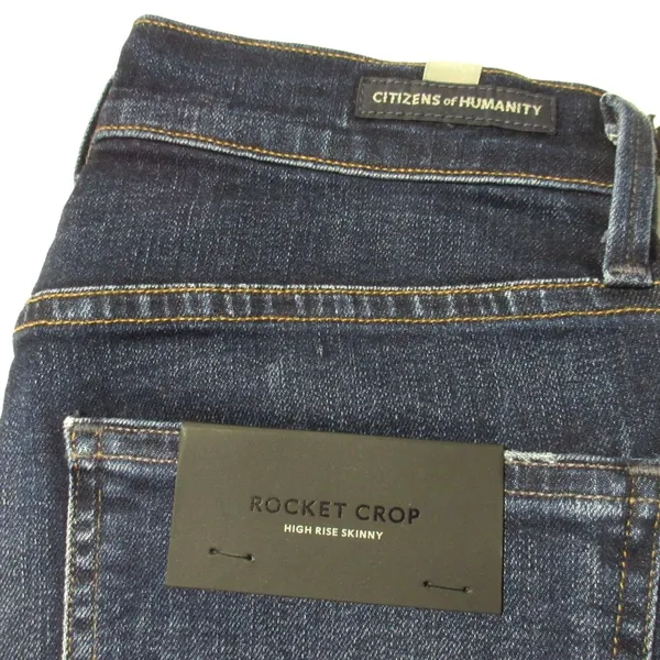 NWT Citizens of Humanity Rocket Crop in Starlite High Rise Skinny Sculpt Jean 25 - Image 6