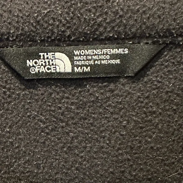 The North Face Zip Up Fleece Jacket Black Hot Pink Size Medium - Image 4