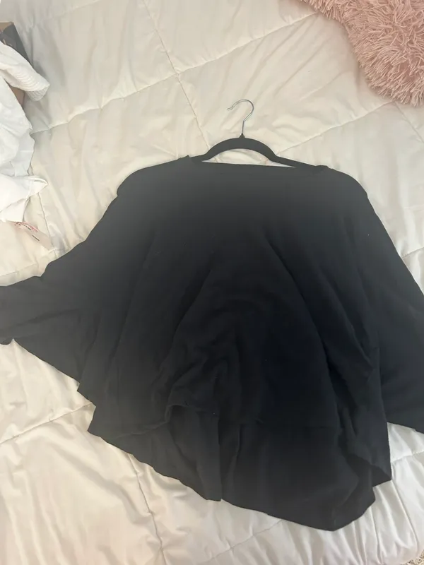Aerie Black Flowy Tee - Image 5