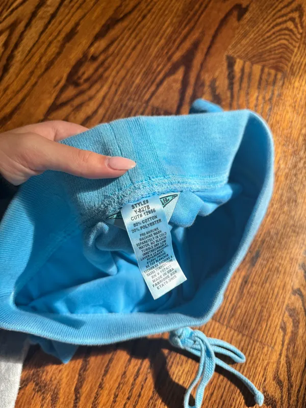 Heart tail shorts Blue Size L - Image 4